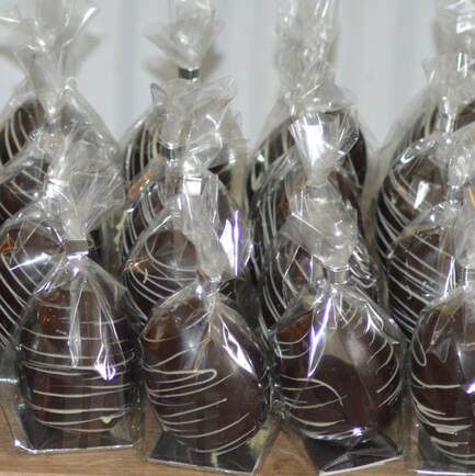 Custom made Chocolate Egg Wedding Favours